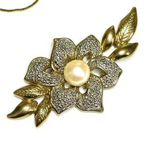 Vintage Brooch Flower Vtg Unique Estate Costume Jewelry Pin LOT F026
